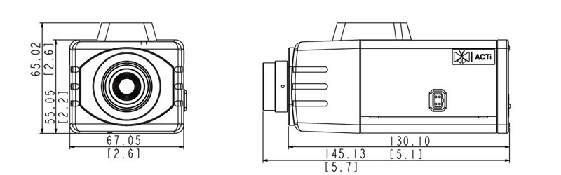 ACTi D22 z obiektywem staoogniskowym - Kamery kompaktowe IP