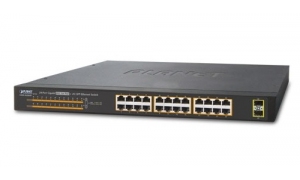 Planet GSW-2620HP - Switch 24xGEth PoE AT + 2xSFP